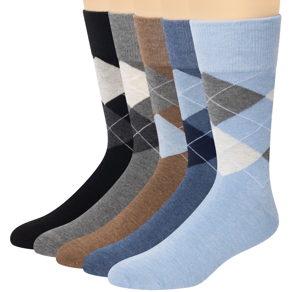 

Men's Dress Socks Classic Fine Lightweight For Formal And Casual Wear (5 Pair Pack)
