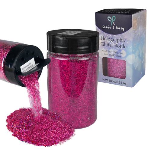 6 holographic glitter bottle glitter powder for craft and art