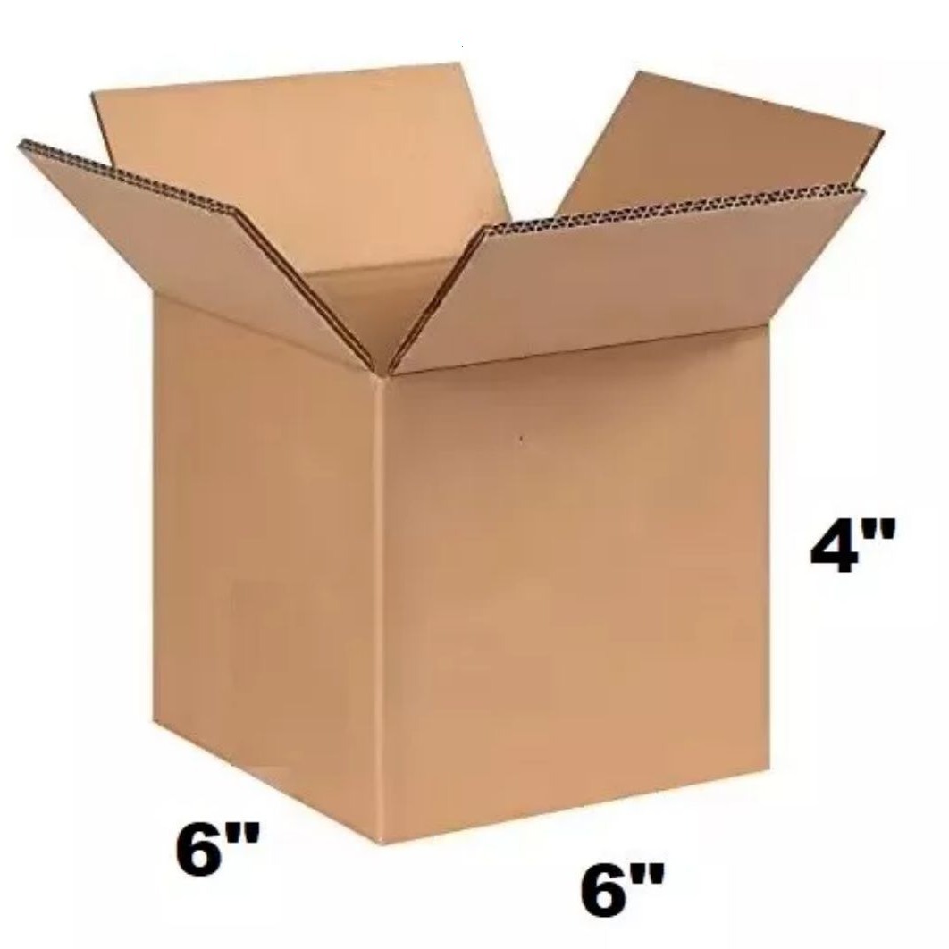 

Shipping Boxes 25pcs-100pcs 6x6x4 Mailing Moving Packing Storage