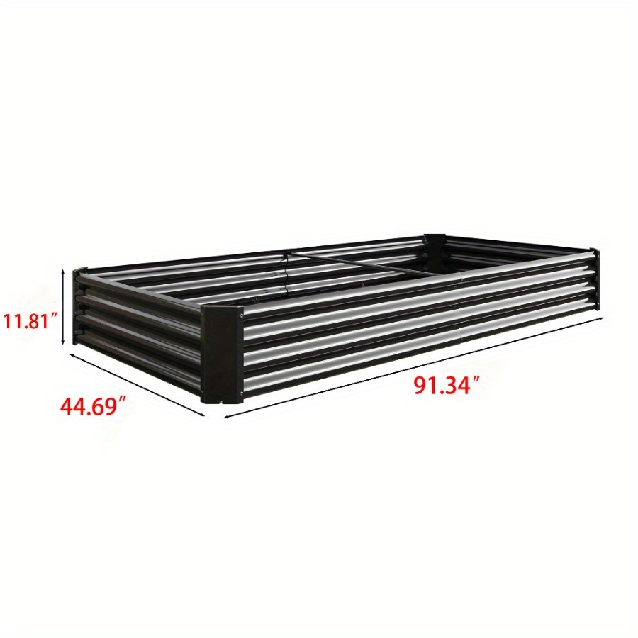 Raised Garden Bed Kit Metal Raised Bed Garden Flower Temu