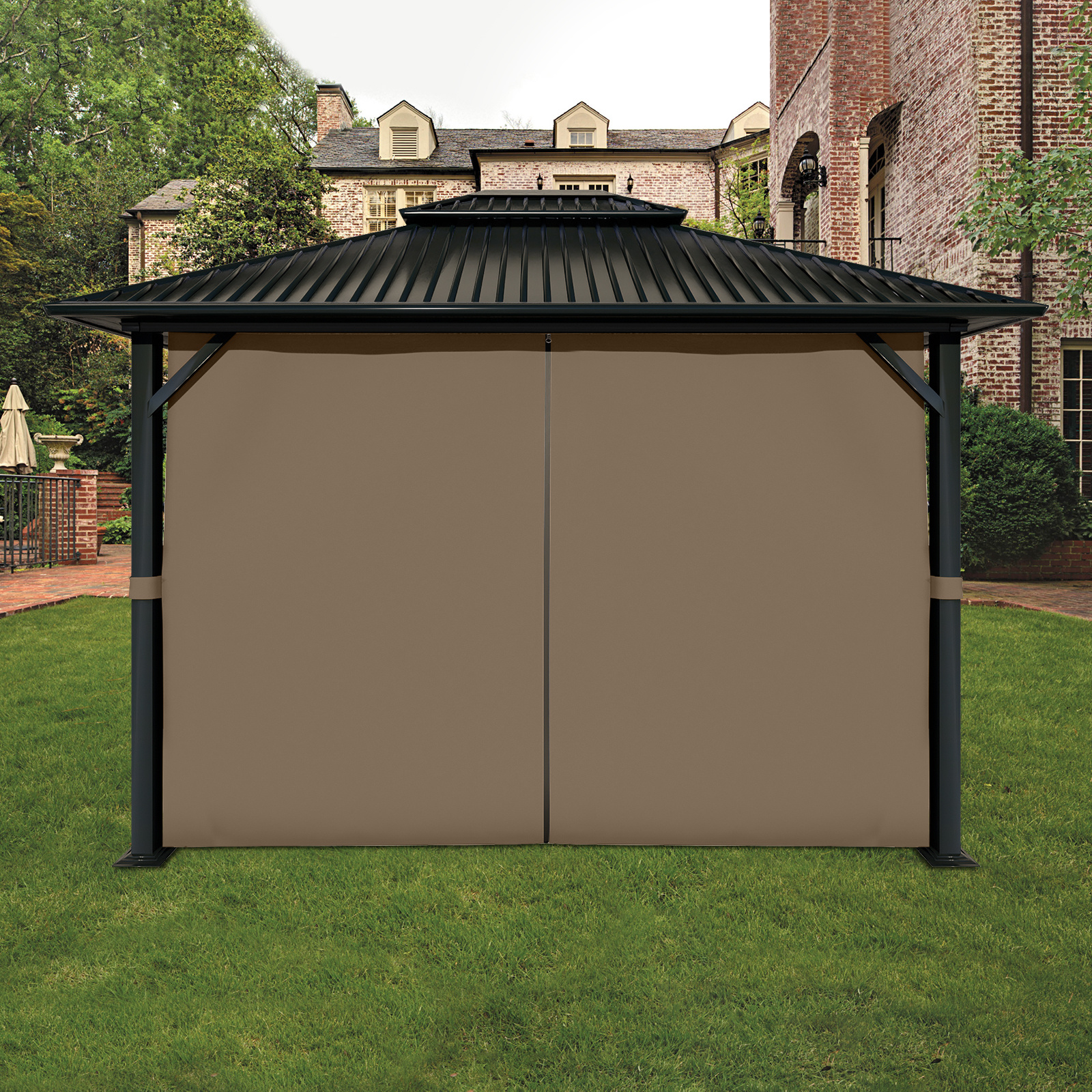 10' X 12' Gazebo Curtain Set Protecting Privacy Side Walls 4 - Temu