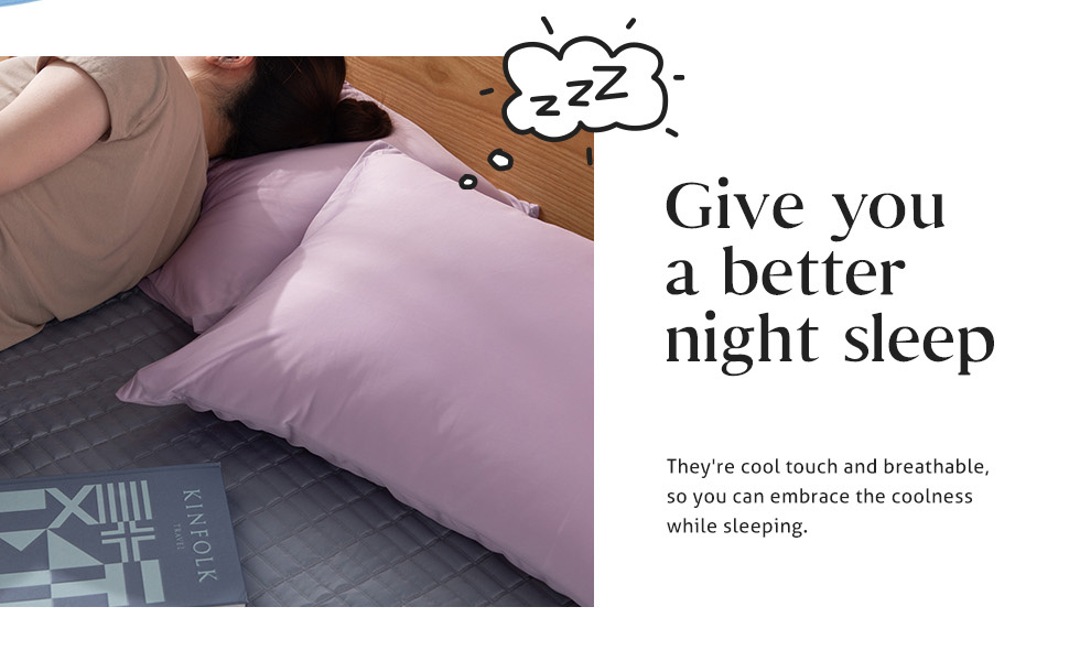 2pcs cooling pillowcase set ultra soft moisture wicking hypoallergenic for hair pillow covers hidden zipper closure design ideal for hot sleepers in   for home     cabin travel and college dorm bedroom decor and accessories   blanket spring present dad gifts for mom women mens teen girls trendy stuff room decor home decor cool stuff for room Product details 0