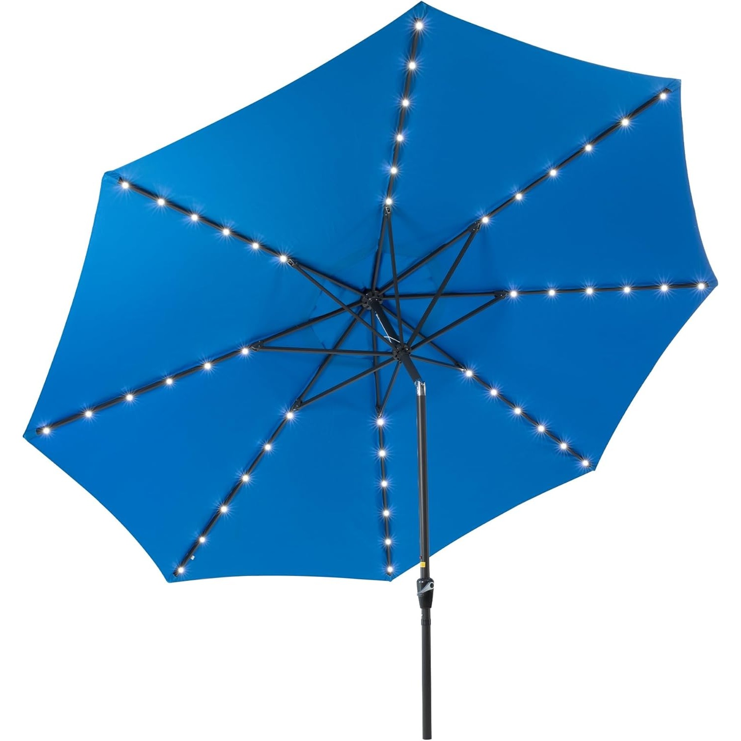 large outdoor patio umbrella with solar lights, patio table umbrella with  push button tilt/ crank, 13ft outdoor umbrella for backyard, pool, deck,  market, canopy umbrella with stand | Great Deals | Temu