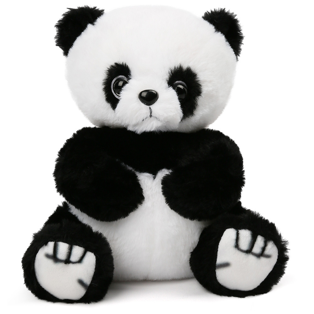 

8 Inch Panda Stuffed Animal Toy, Classic White And Black Soft Plush Bear Toy Plushies For Christmas Gift