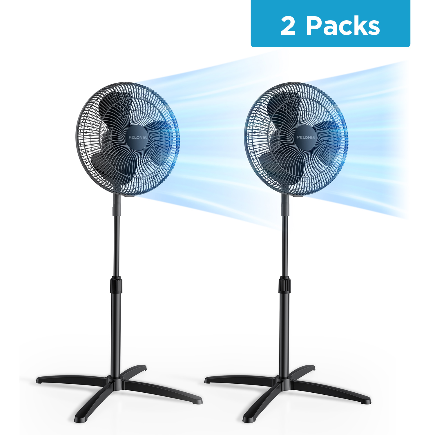 

Pelonis 16 Oscillating Fan 3 For , , And 2 Packs