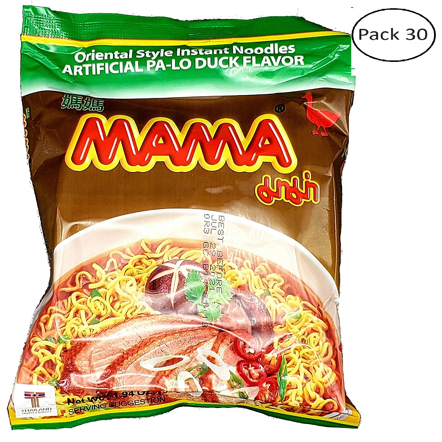 TEMU 30 Packs Mama Oriental Noodle Artificial Pa-lo Duck