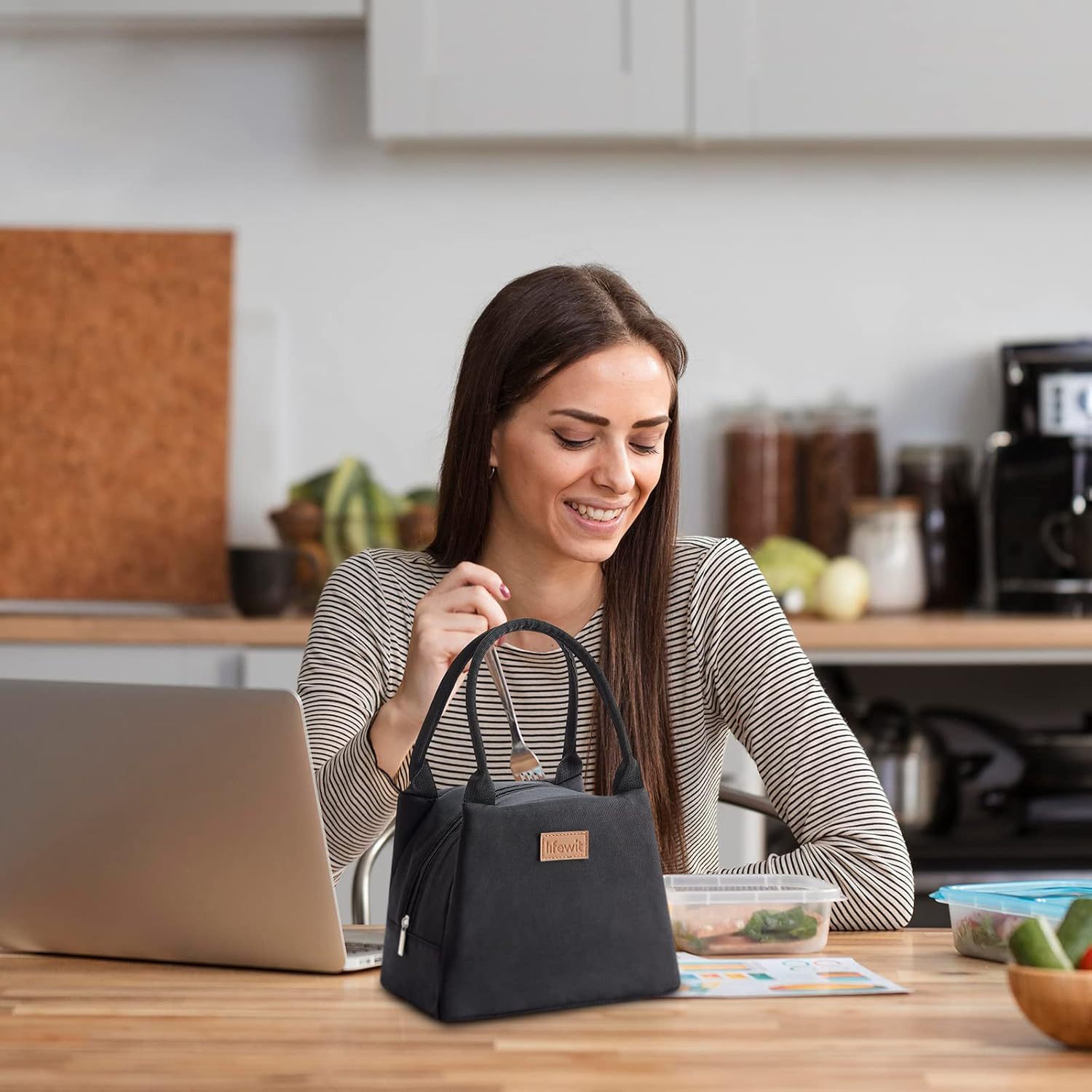 Insulated Lunch Bag for Women/Men - Reusable 2024 Lunch Box