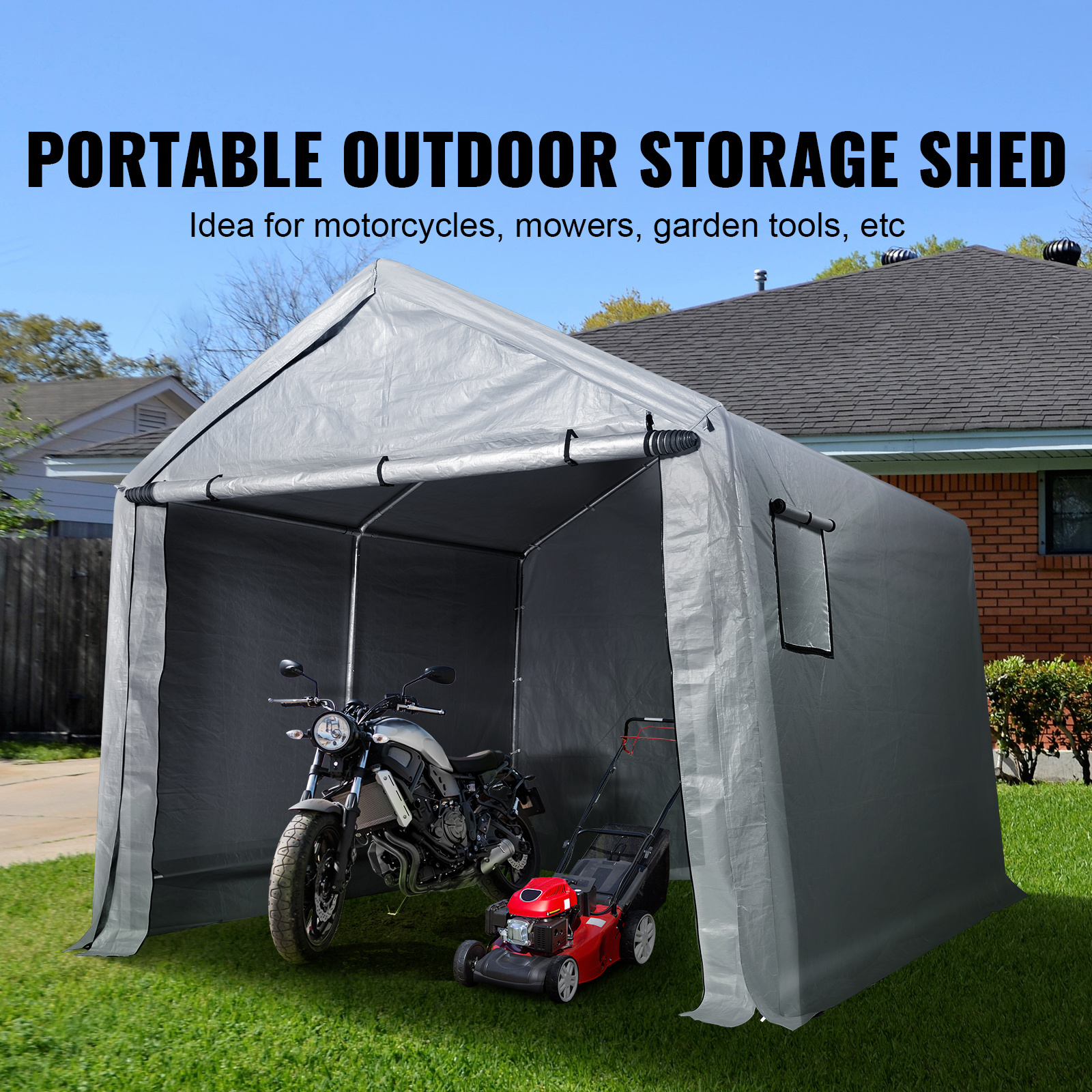 Outdoor storage tent best sale