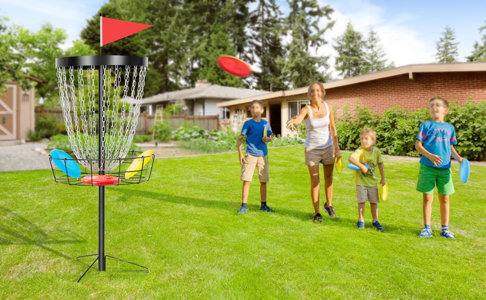 portable disc golf basket flying disc golf practice Temu