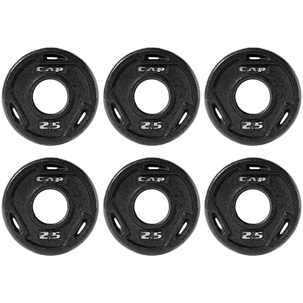 TEMU Cast Iron 2-inch For Strength Training, Muscle Toning & Crossfit - Multiple , 2.5lb (set Of 6)