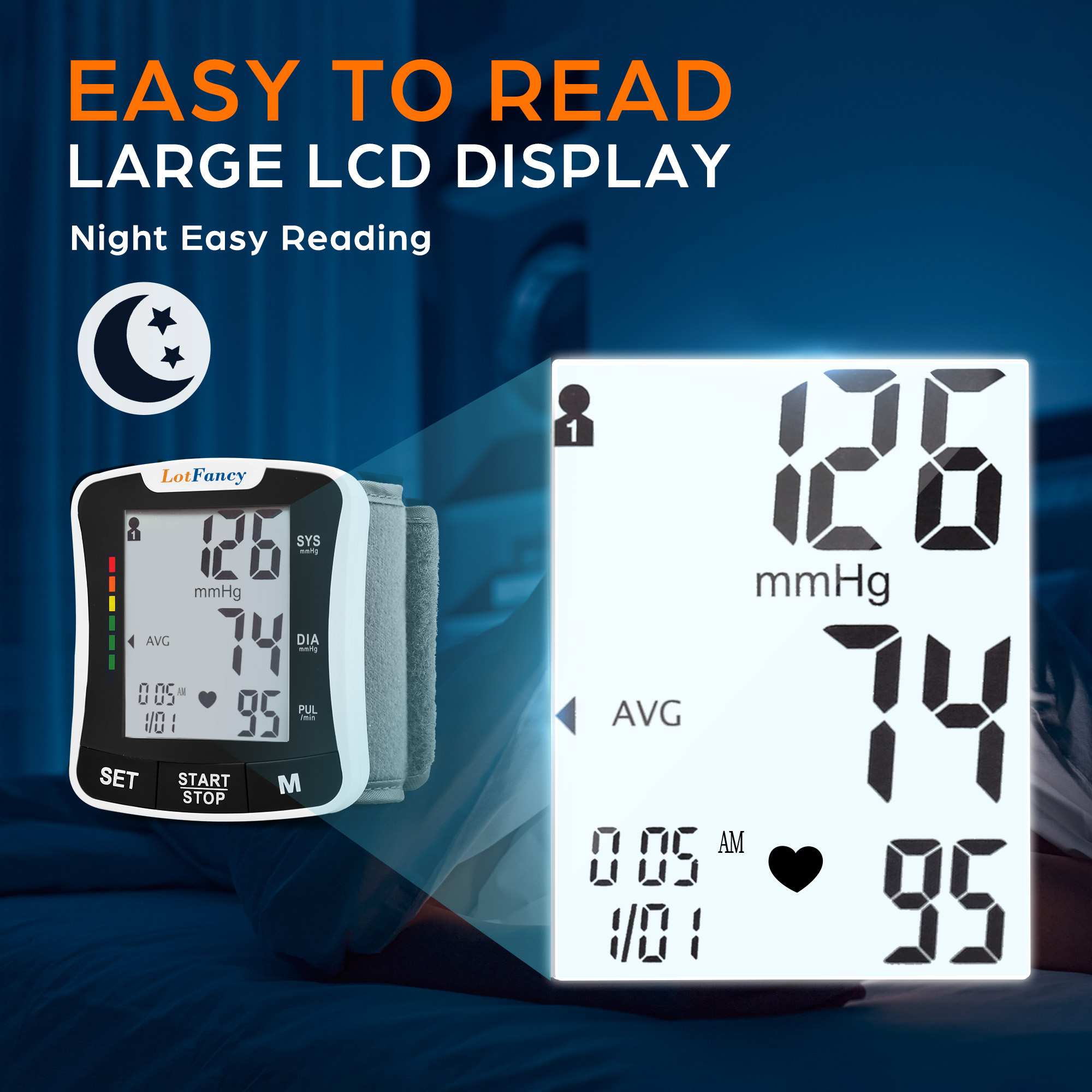 talking     for home use blood pressure machine with voice broadcast wrist blood pressure cuff 5 3 8 5 Product details 4