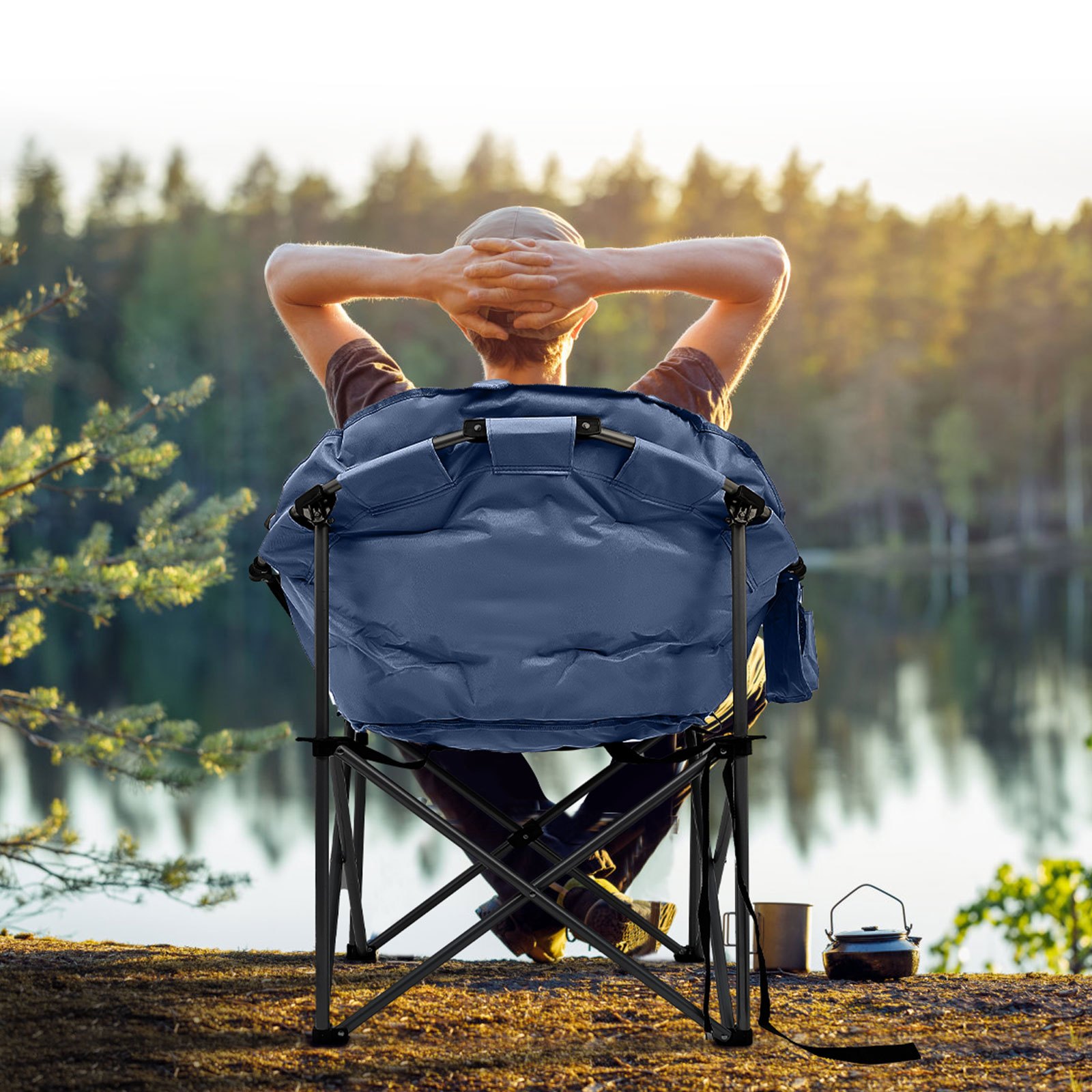 camping chairs round