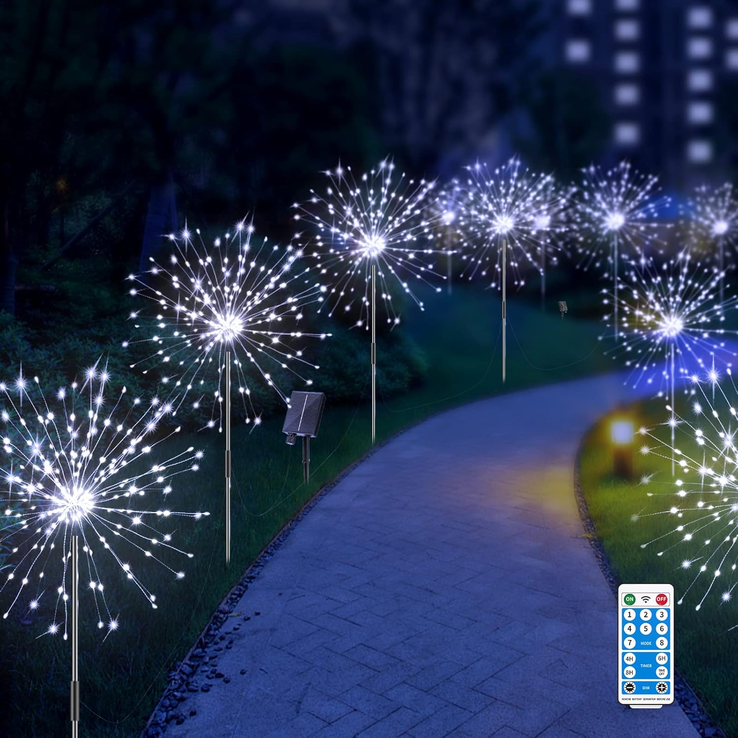 

6pack Solarfirework , 720led Usb Charging, 8 , 4 Diy For Christmas
