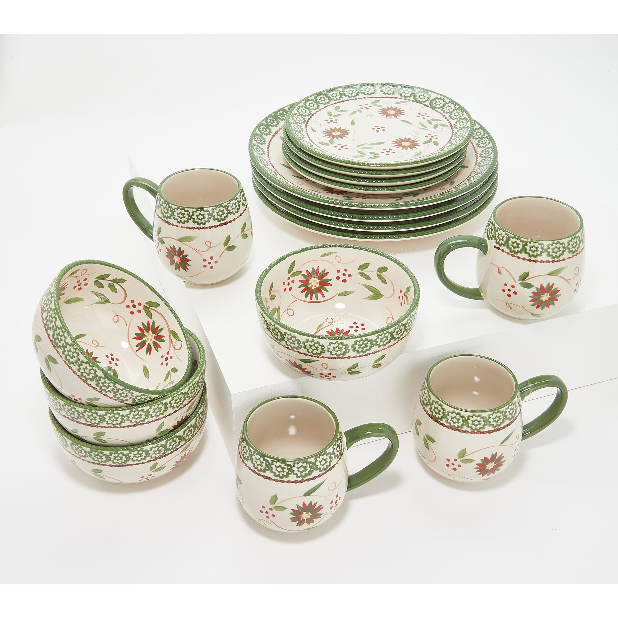 

Seasonal 16-piece Essential Dinnerware Set