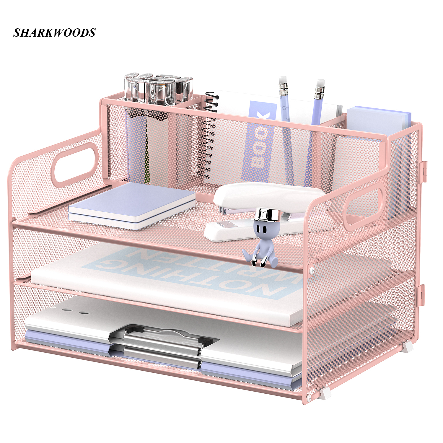 

Sharkwoods 3- Desktop Organizer And Pen , , Multifunctional Desktop And Organizer For