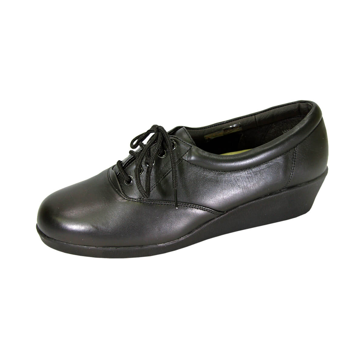 womens wide width leather lace shoes - Temu