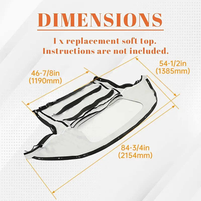 Convertible Top For Mazda Miata 1990-2005 Factory Style Non Zip Heated - Foto 3