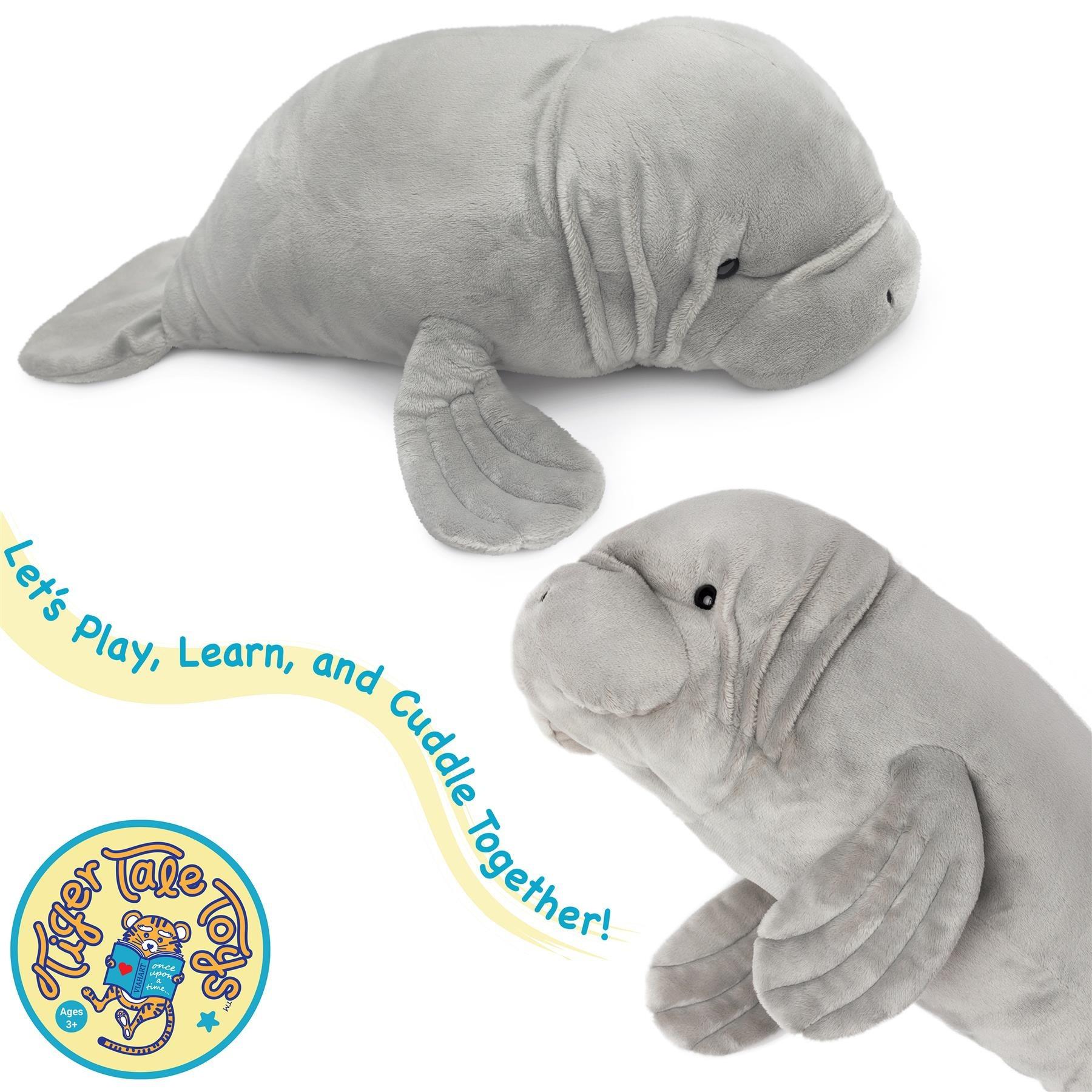 Morgan The Manatee - 21 Inch Stuffed Animal Plush - By Viahart