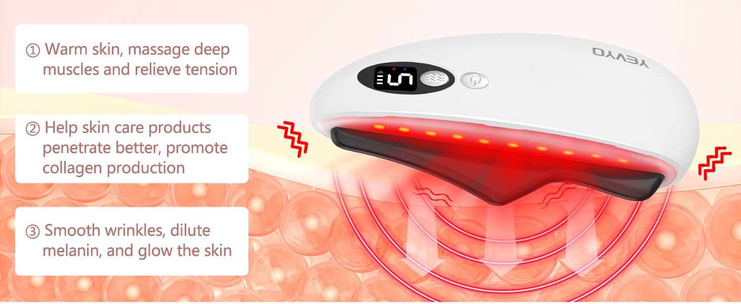 Black Obsidian Electric Gua Sha – Heated LED Massager