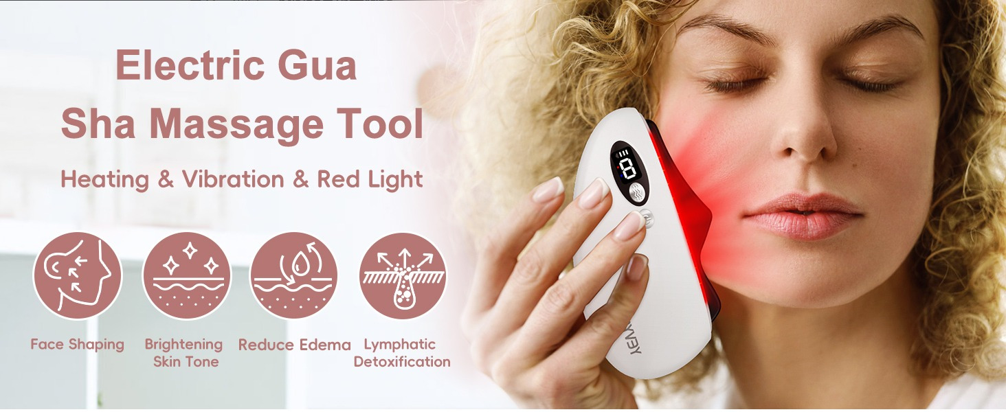 Black Obsidian Electric Gua Sha – Heated LED Massager