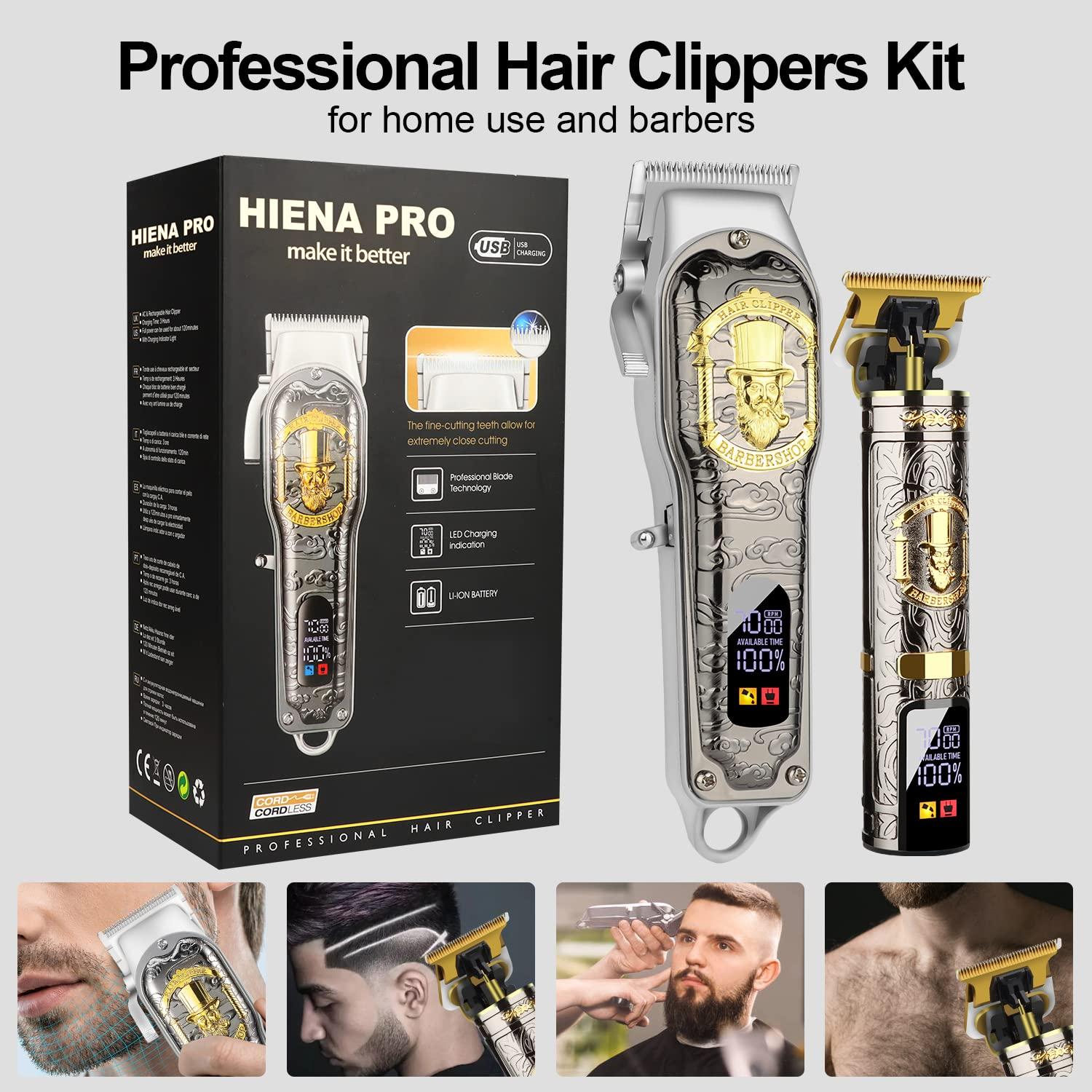 

Professional Cordless Barber Clipper Kit - Barber Tools Category, With 13 Premium Guards, Featuring An Led Display And A Taper , With A , And A T Blade . Hair Cutting Kit For Men.