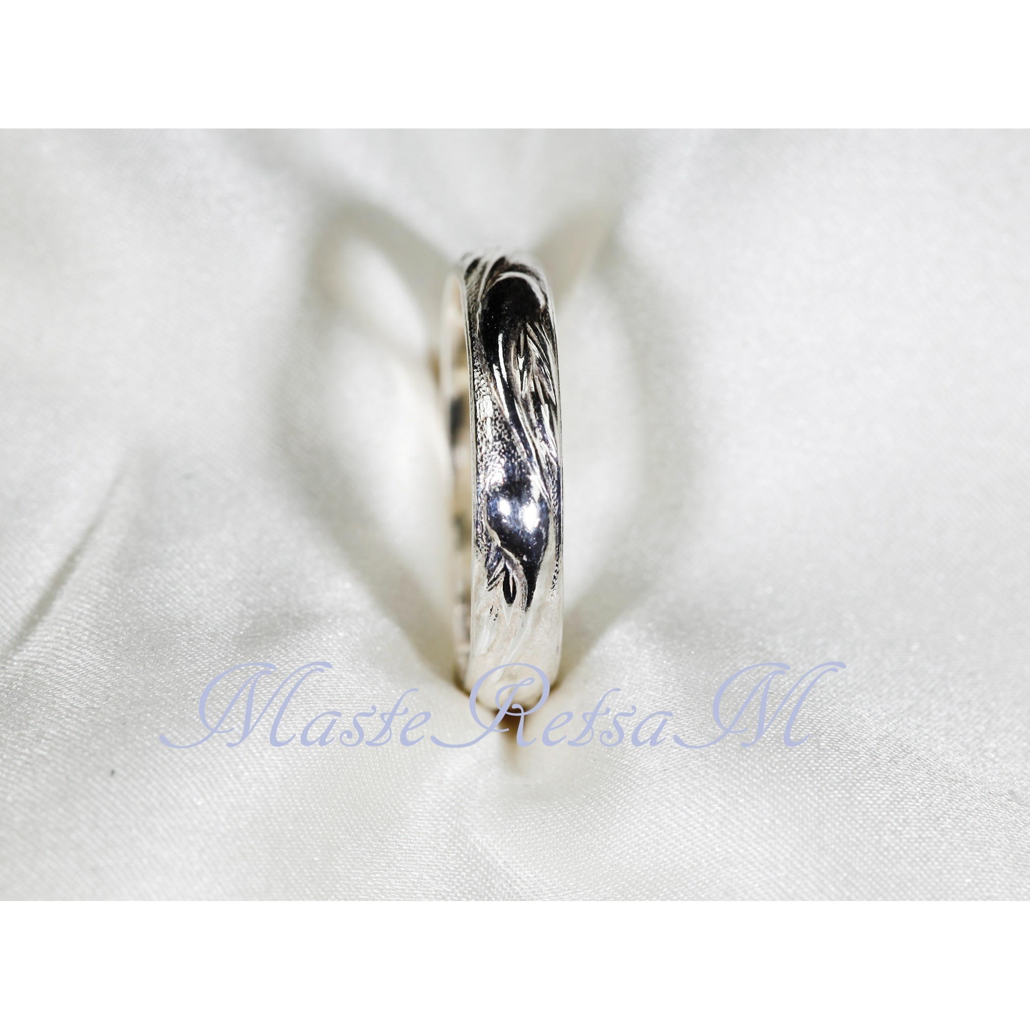 TEMU 2125 925 Sterling Pattern Ring, Sterling Silver Ring 4.2mm Width, Handmade In The U.s ( U. Sizes)