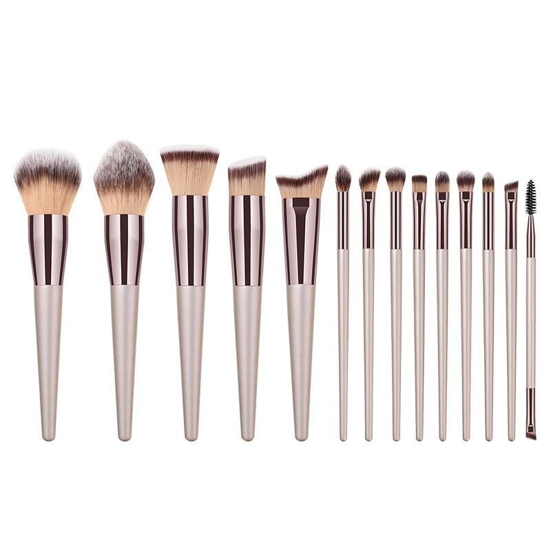 

14 Pcs Professional Makeup Brushes Set Bag Foundation Eyelash Eyebrow Eyeshadow Cosmetic Make Up Tool Makeup Brush Tool Set Christmas, Halloween, Thanksgiving Gifts