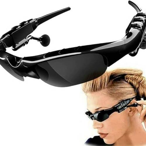 1pc sports sunglasses with built in wireless earphones suitable for non riding driving fishing traveling and outdoor activities birthday gift stereo music earphones support hands free calling suitable for all mobile phones