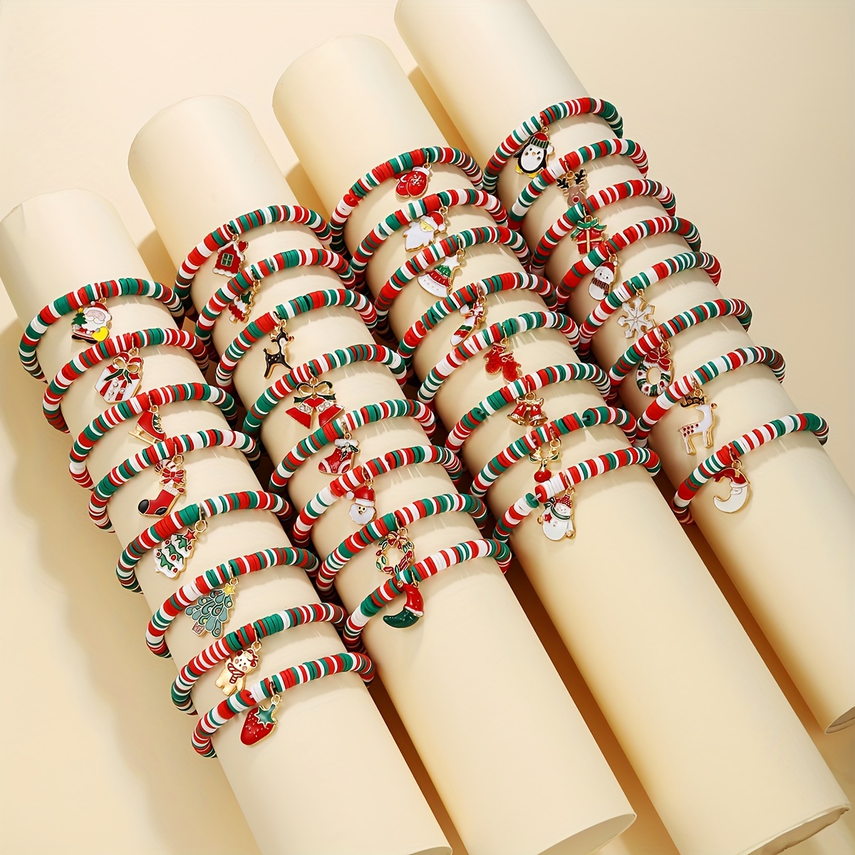 

32 Christmas Ladies Bracelet Set - Pendant,