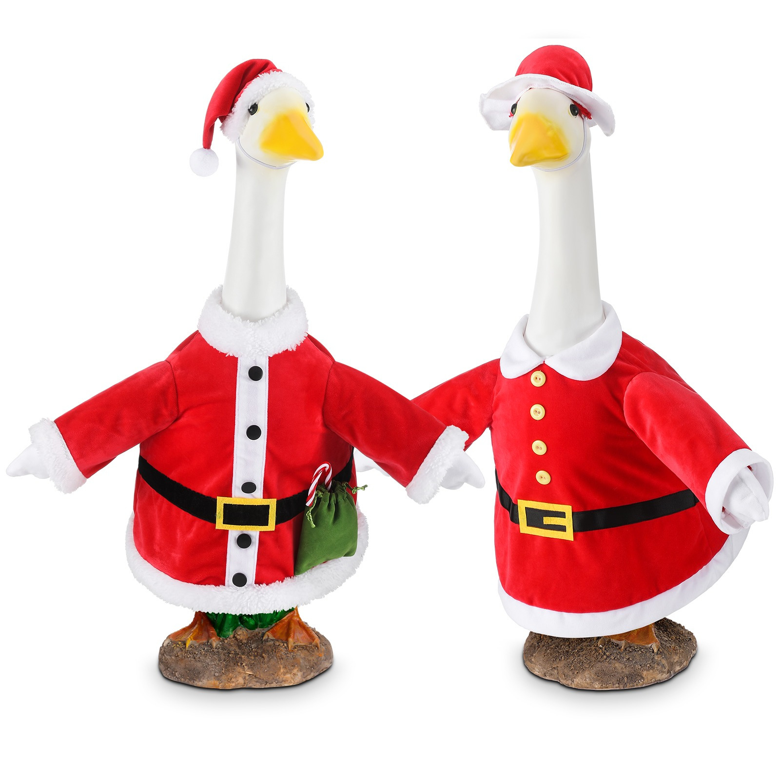 

2 Pcs Outfits Christmas Clothes Outfits For 23'' , Decoration