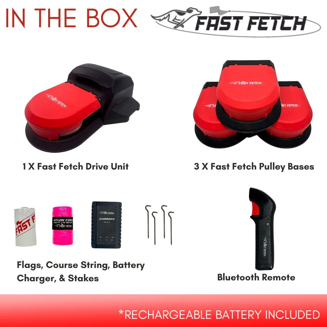 Fast Fetch Lure Course for Dogs - For Home and Park Use - Dog * Toy