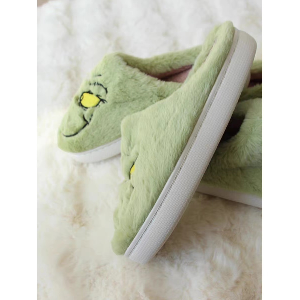 

Super Slippers, Embroidered , Slippers Suitable For The , For In , Christmas Slippers