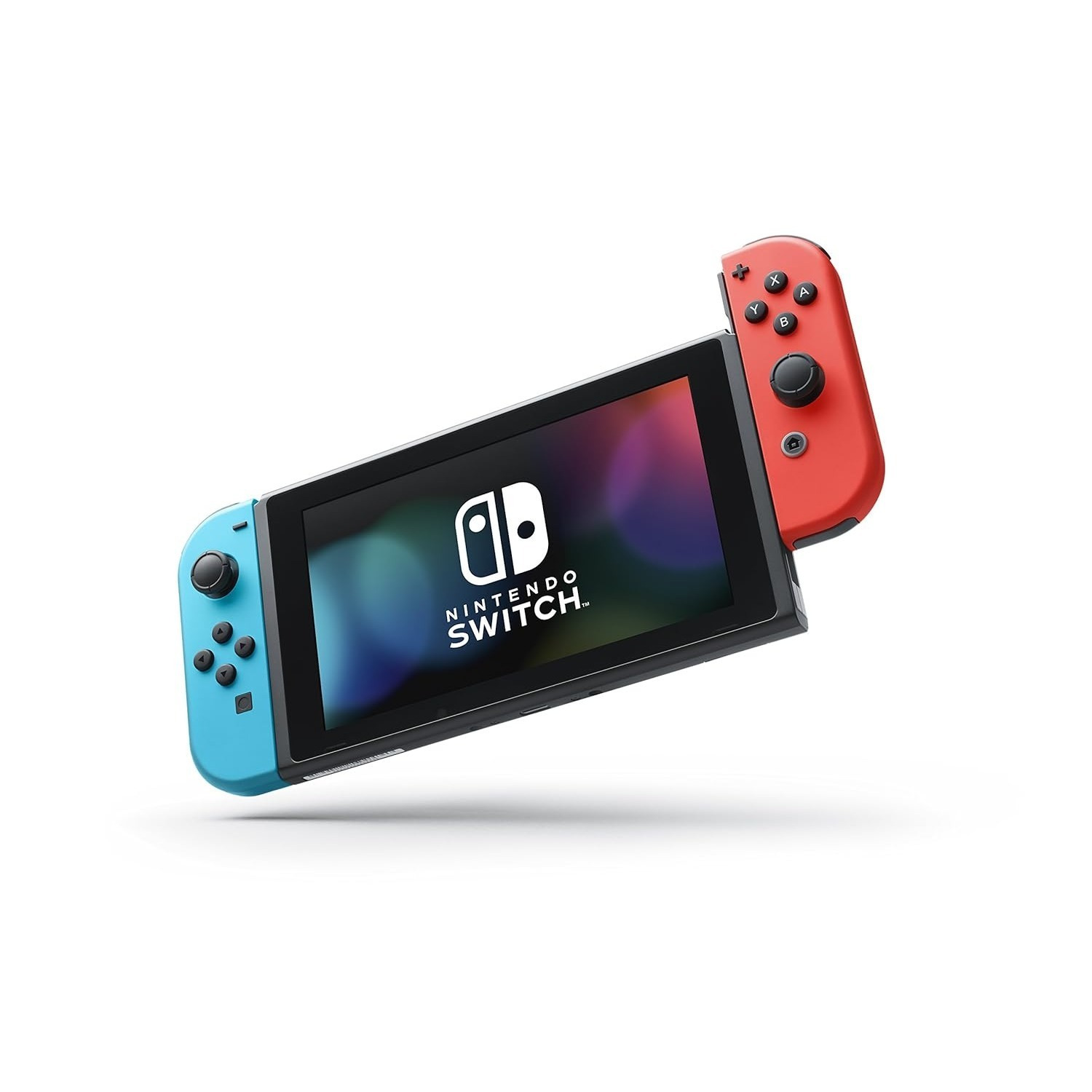 Nintendo Switch OLED Model with Red and Blue Joy-Con