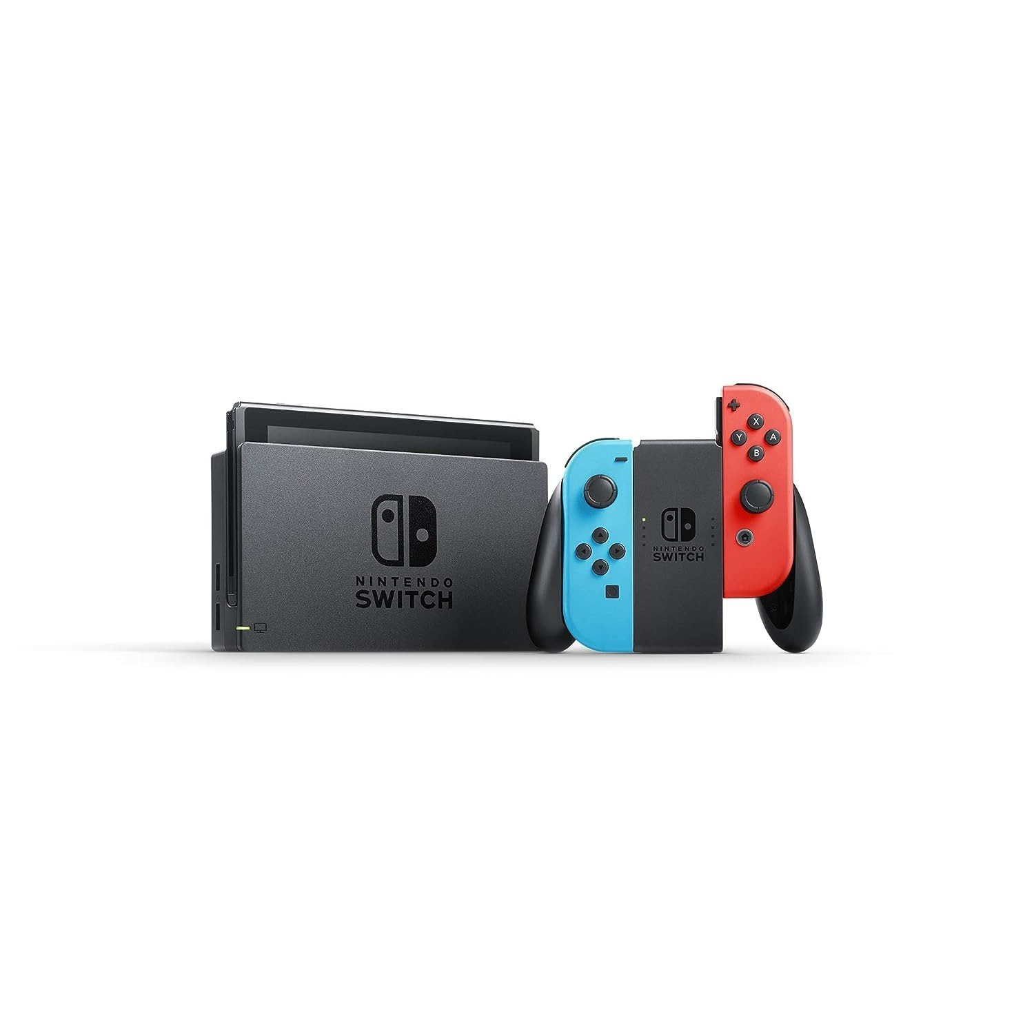 Nintendo Switch OLED Model with Red and Blue Joy-Con