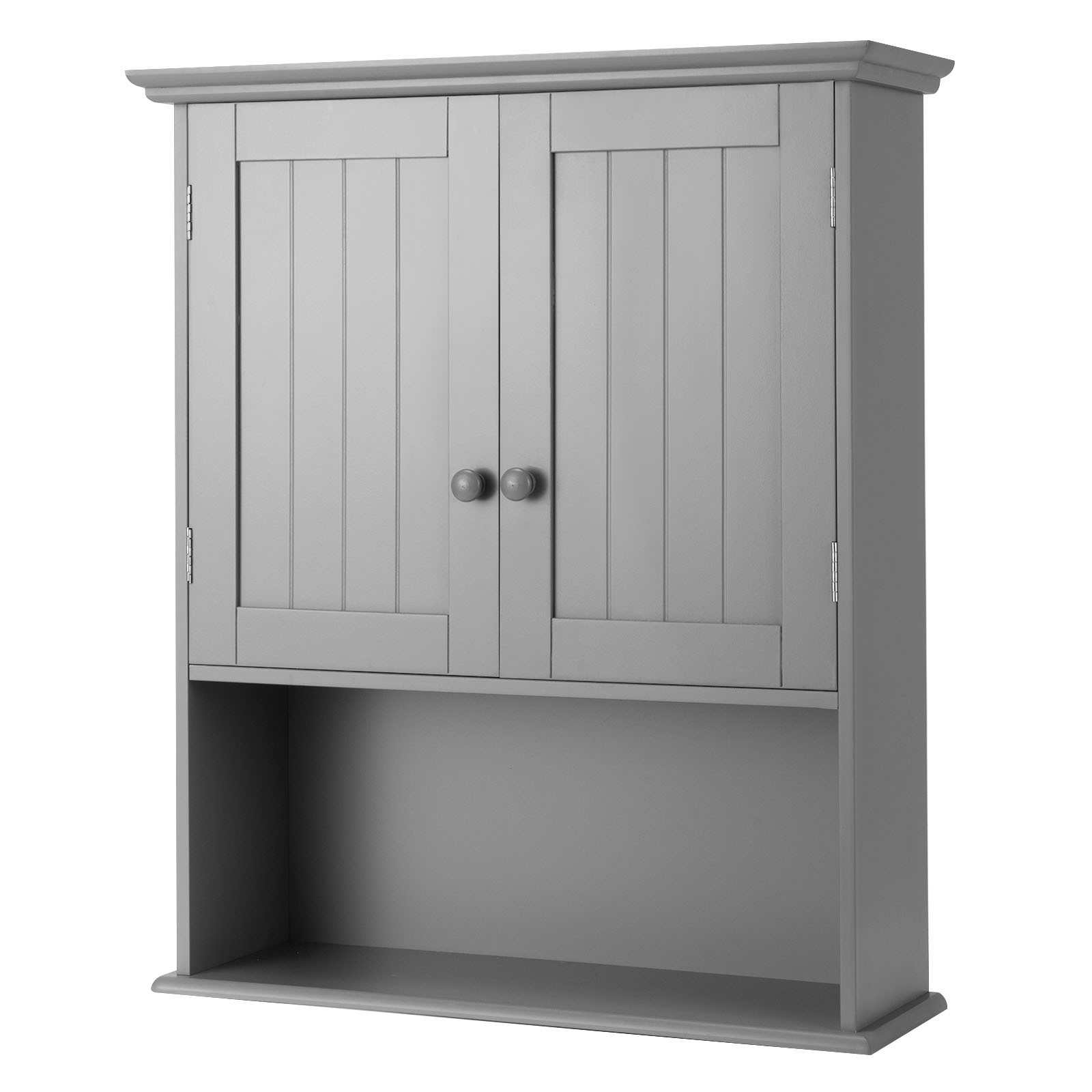 Bathroom Wall Cabinet, Wall Mounted Storage Cabinet W/ Adjustable Inner ...