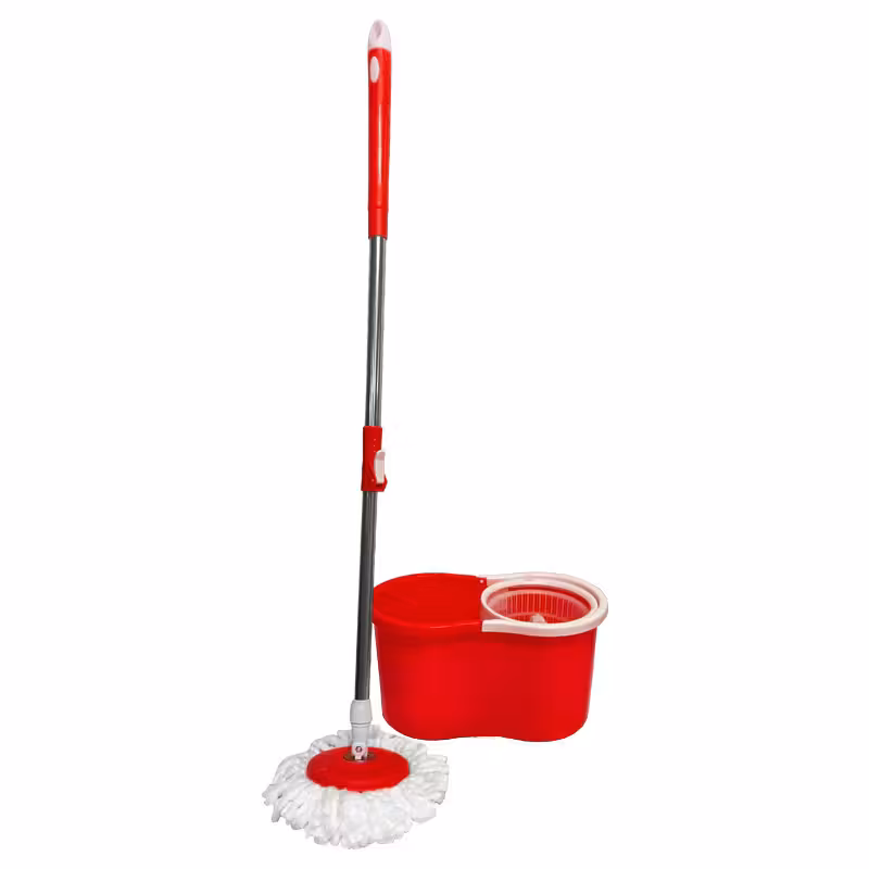 360 spin mop and   set for home wet dust mop for floor cleaning with 2 mop heads Product details 0
