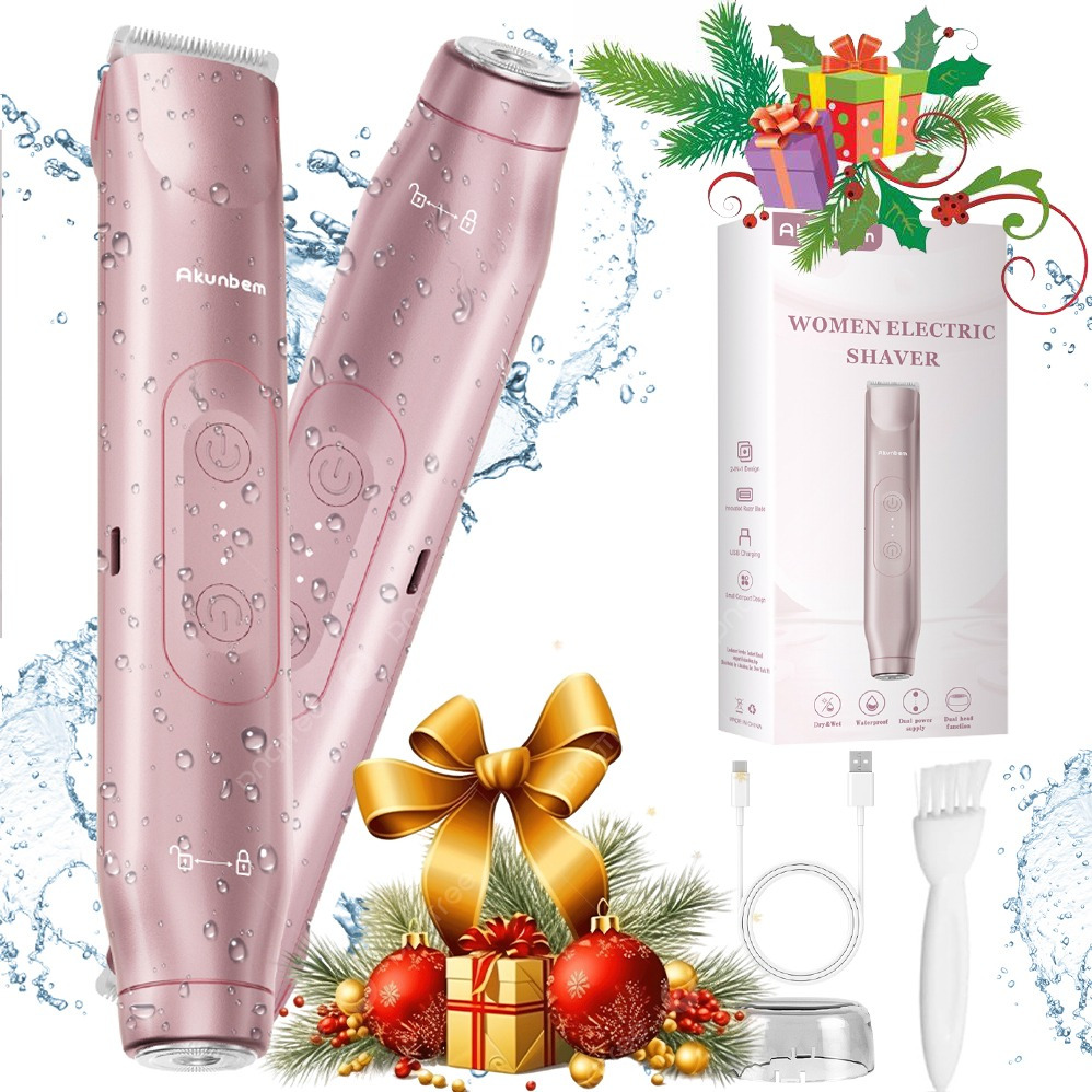 

Akunbem Women - Dry/wet Groomer, Ipx7 , , And Facial For Christmas Day New Giftshair Remover For