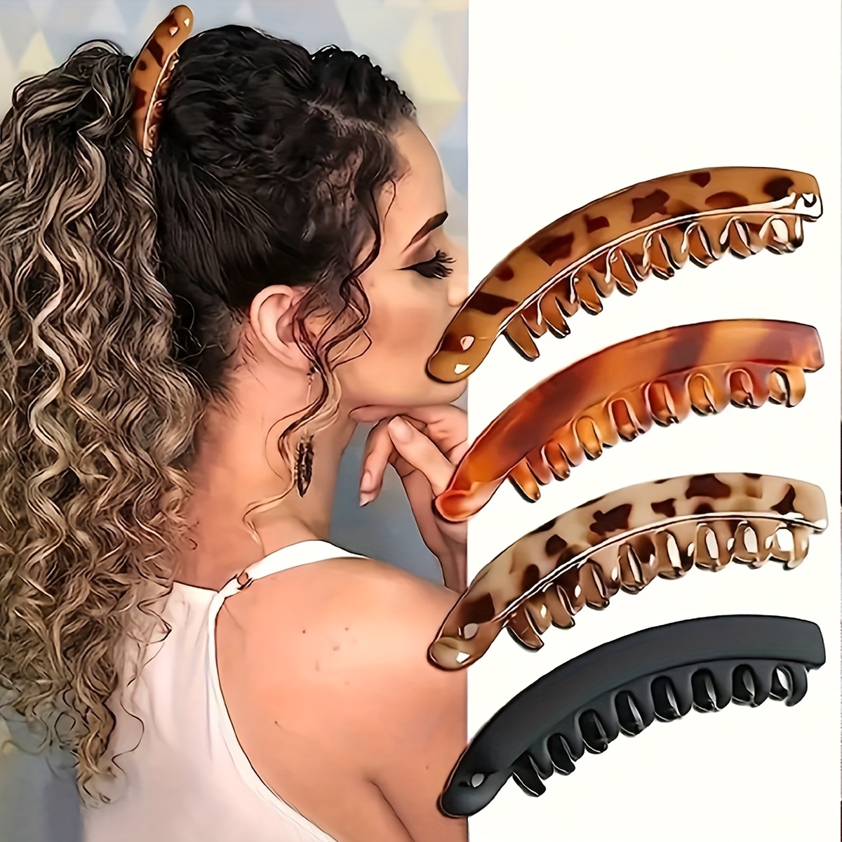 

4pcs Set - , Ponytail For Women & - In /