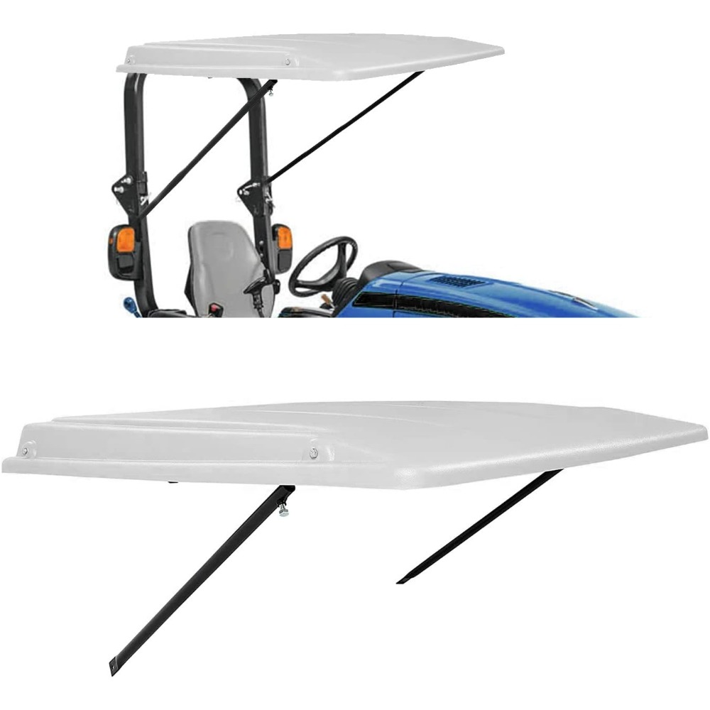 TEMU Top Canopy Compatible With John Tractors With 34" Wide Or Less Compact Utility Tractors, Fit 1 1/2" X 3", 2" X 2" " X 3" , 36" W X 40" L Sun