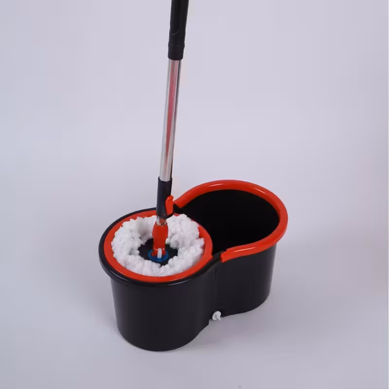 360 spin mop and   set for home wet dust mop for floor cleaning with 2 mop heads Product details 11