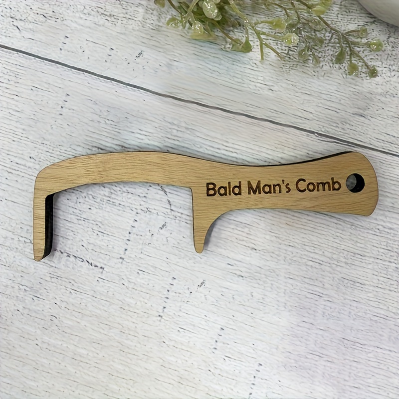 

1pc, Funny Gift Comb For Bald Men Novelty Party Favors For Adults Weird Gifts Father's Day Gifts Useful Stuff Cute Aesthetic Stuff Cool Gadgets, Perfect Christmas Gift