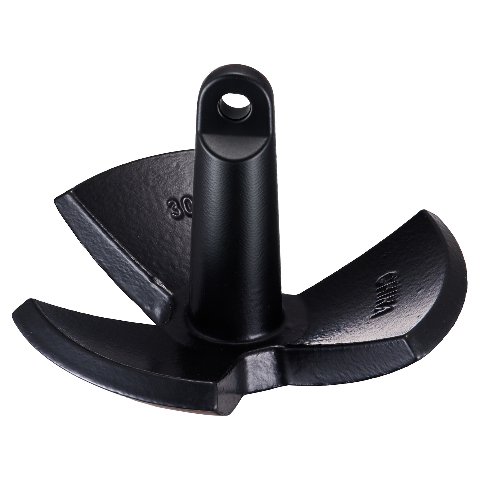 Vevor River Anchor, 30 Lbs Boat Anchor Cast Vinyl-coated, Marine Grade Mushroom Anchor For Boats Up To 30 Ft, Holding River And Mud Bottom Lakes