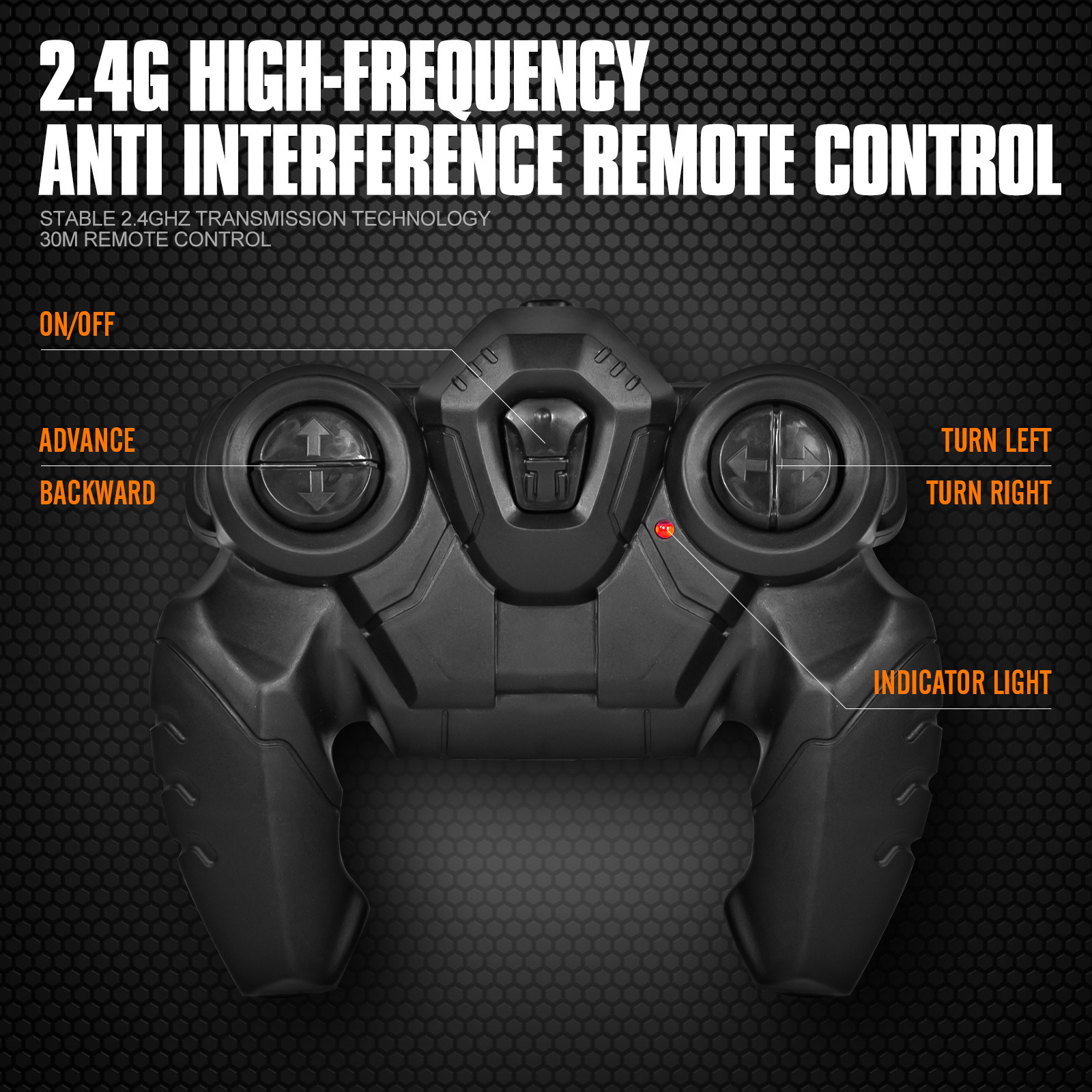 RC amphibious remote-controlled off-road vehicle Orange, four-wheel drive climbing car, High horsepower toy racing toy car, 6-12 year old boy outdoor toy great gift for boys