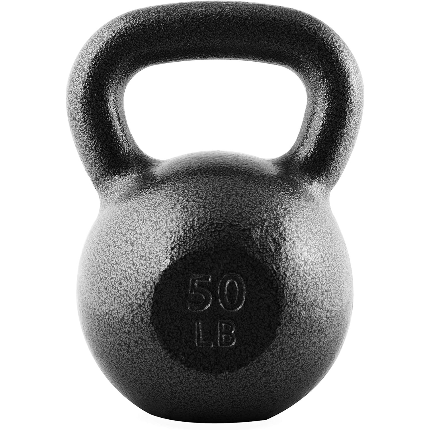 Used 50lb Kettlebell - newest Rubber Coated - Home Fitness Workout Kettle Bell