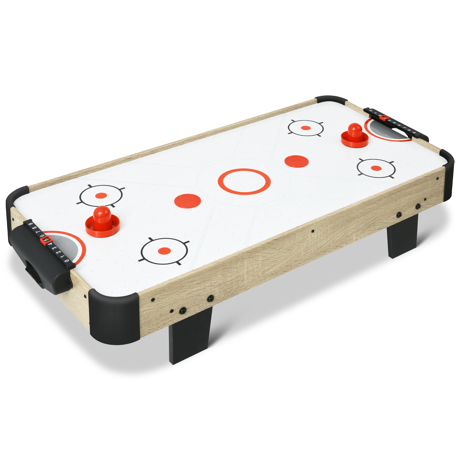 

36in Indoor Hockey Tabletop Sports Gaming Set With Manual , Air Hockey Tabletop W/2 Pucks, 2 Pushers & Dispenser, Portable Tabletop Air Hockey Arcade Tabletop, Perfect For Family Game Rooms