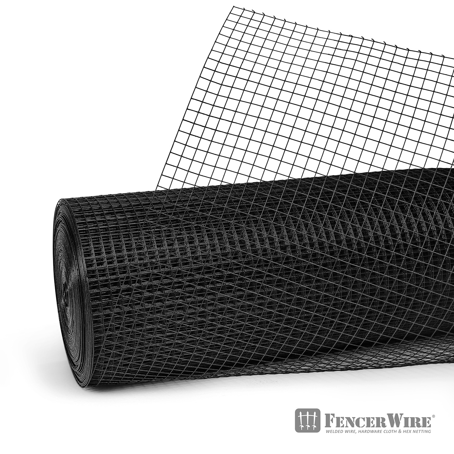 

Wire 19 Gauge Black Vinyl Coated Welded Fence Wire Rolls, Mesh 1/2" X 1/2", Versatile Garden Wire Fencing, Hardware Cloth For Poultry, Chicken Coop, Home Improvement