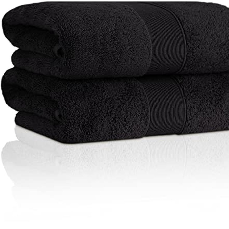 

Set Of 2 - Bath Towels - Soft & Thick Highly Absorbent Fade Resistant Genuine 100 Turkish Cotton Combed Ring Spun 600 Gsm (20"x 35" - 2 Bath Towels)