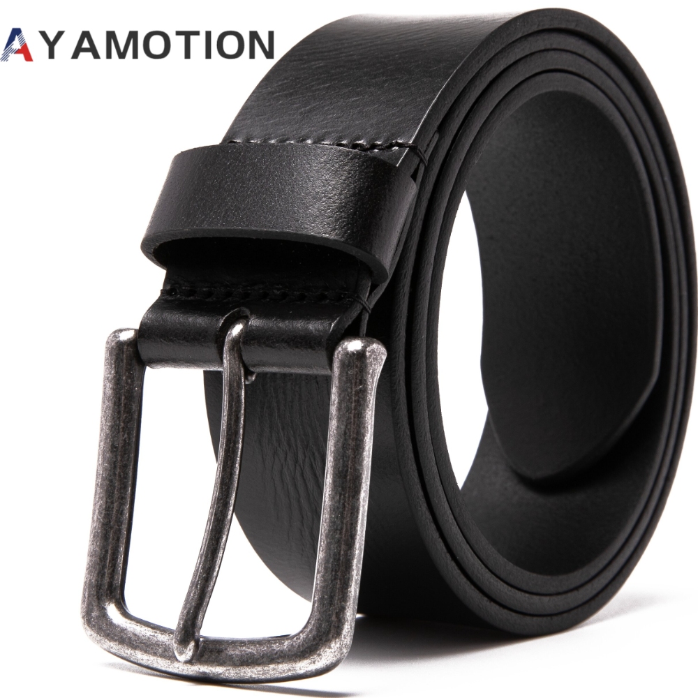 

Genuine Leather Dress Belt For Men - Mens Belts For Suits, Jeans, Uniform With Single Prong - Designed In The Usa