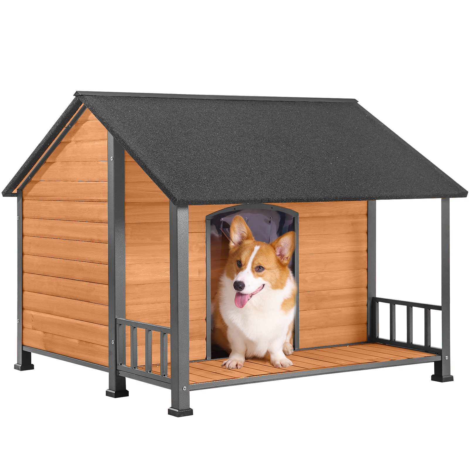 Dog House Outdoor L Metal Frame Large Dog Temu