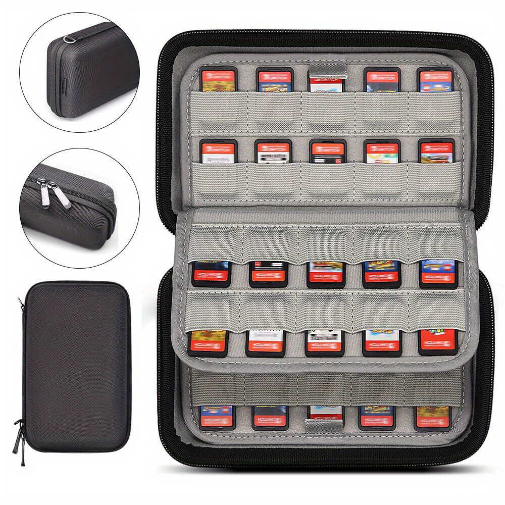80 Game Card Holder Storage Case Switch/ps Vita /sd Temu